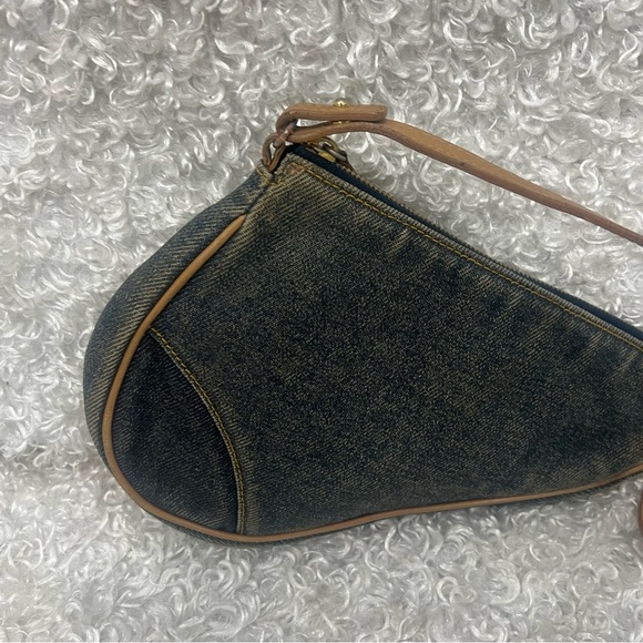CHRISTIAN DIOR Mini Saddle Pochette - Picture 2 of 12